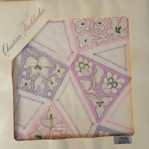 Christian Fischbacher Vintage Ladies Handkerchief